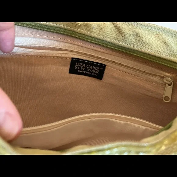 Liza Ganz Lime Green Shoulder Bag - Picture 3 of 5
